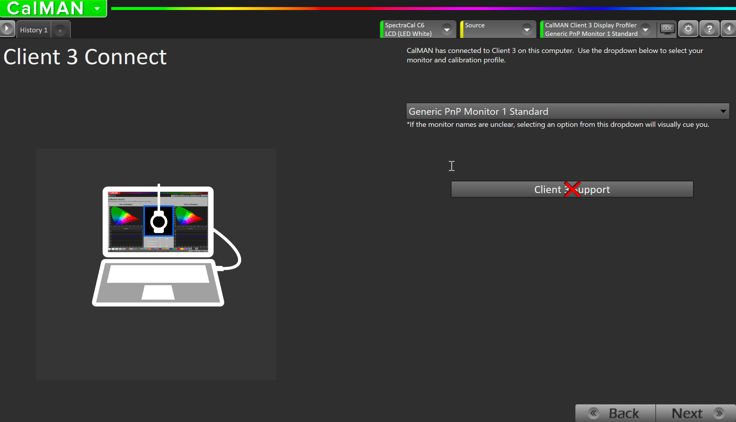 Calman Client 3 Connect