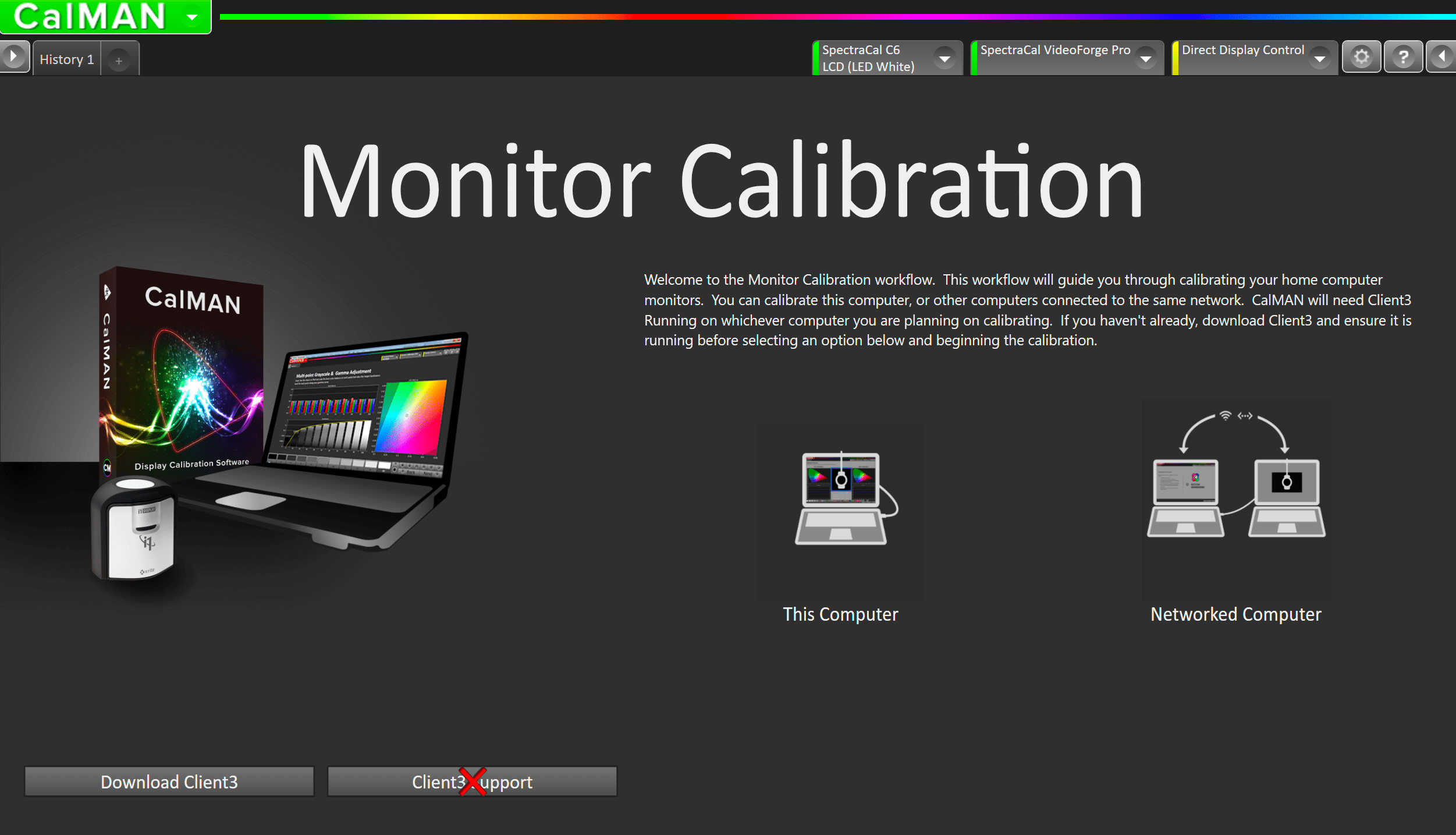 Calman Monitor Calibration